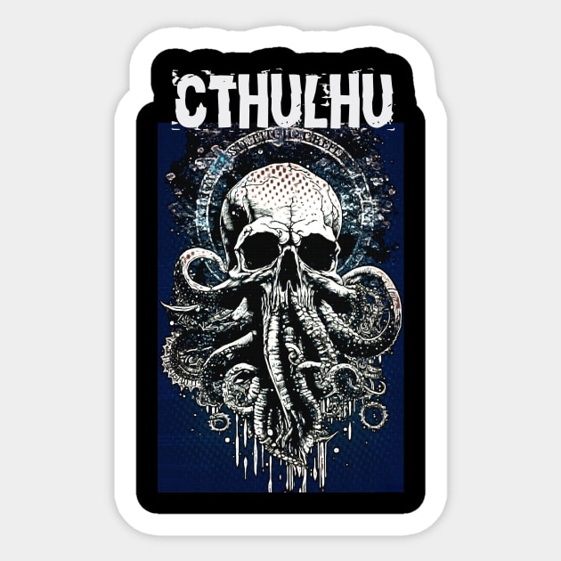 Cthulhu 03 Sticker by BarrySullivan